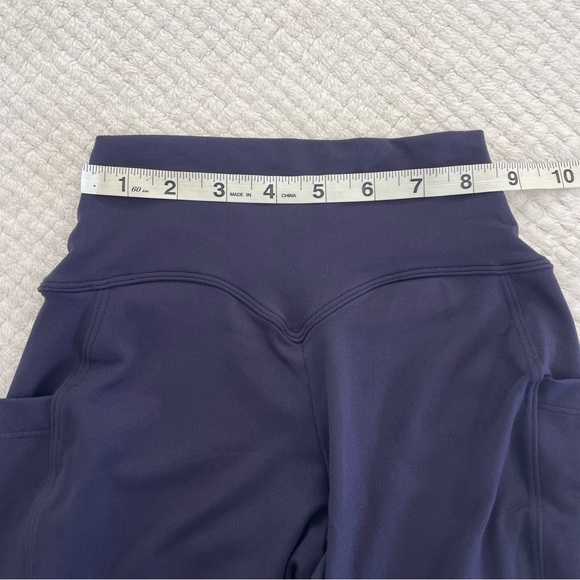 Bombshell Sportwear Performance Thigh High Leggings XXS Navy Blue Athletic Gym - Picture 12 of 14